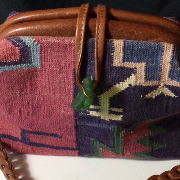 Marco Avane Artisan Woven Crossbody Bag with Braided Strap - Picture 6 of 10